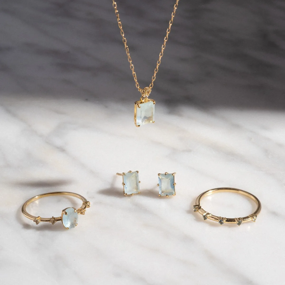 Solid Gold 2025 March Capsule Aquamarine Full Set with Free Gift