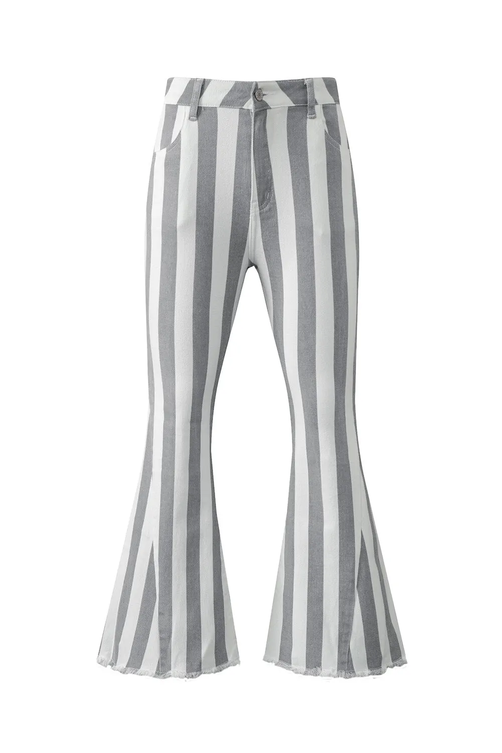 Star Embellished Western Flare Jeans
