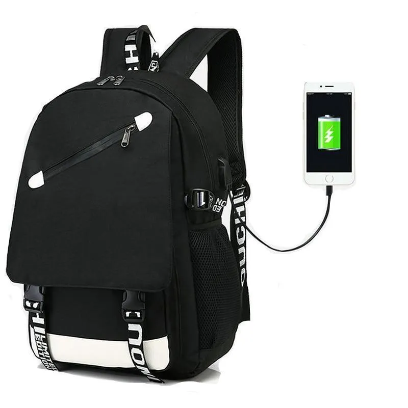 Students Backpack with USB Charger