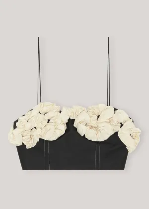 Taffeta Cropped Tank