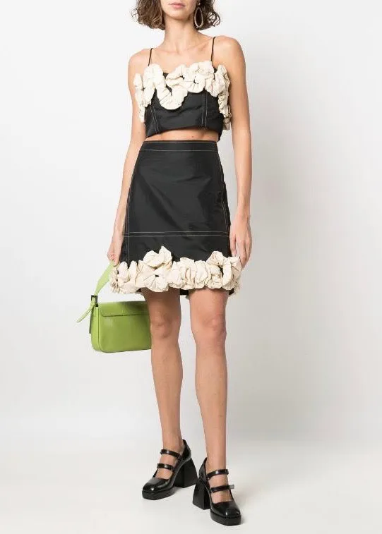 Taffeta Cropped Tank