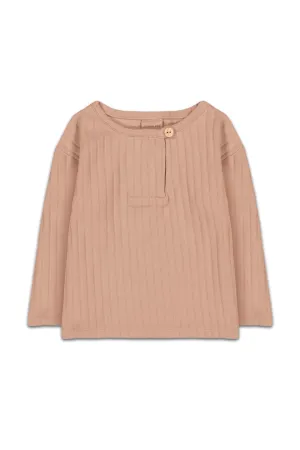 Tee-Shirt Manches Longues Orso Rose Fanée