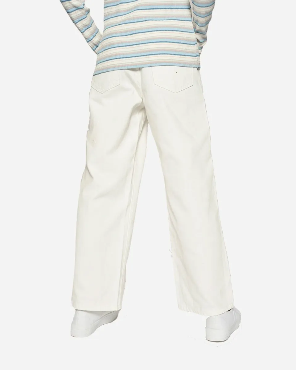 Teen Wide Leg - White