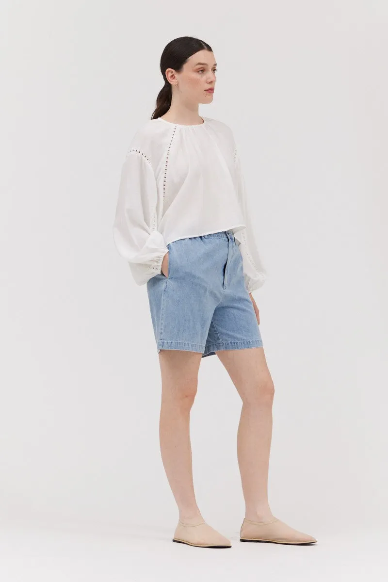 The Gracelynn Pucker Detail Blouse