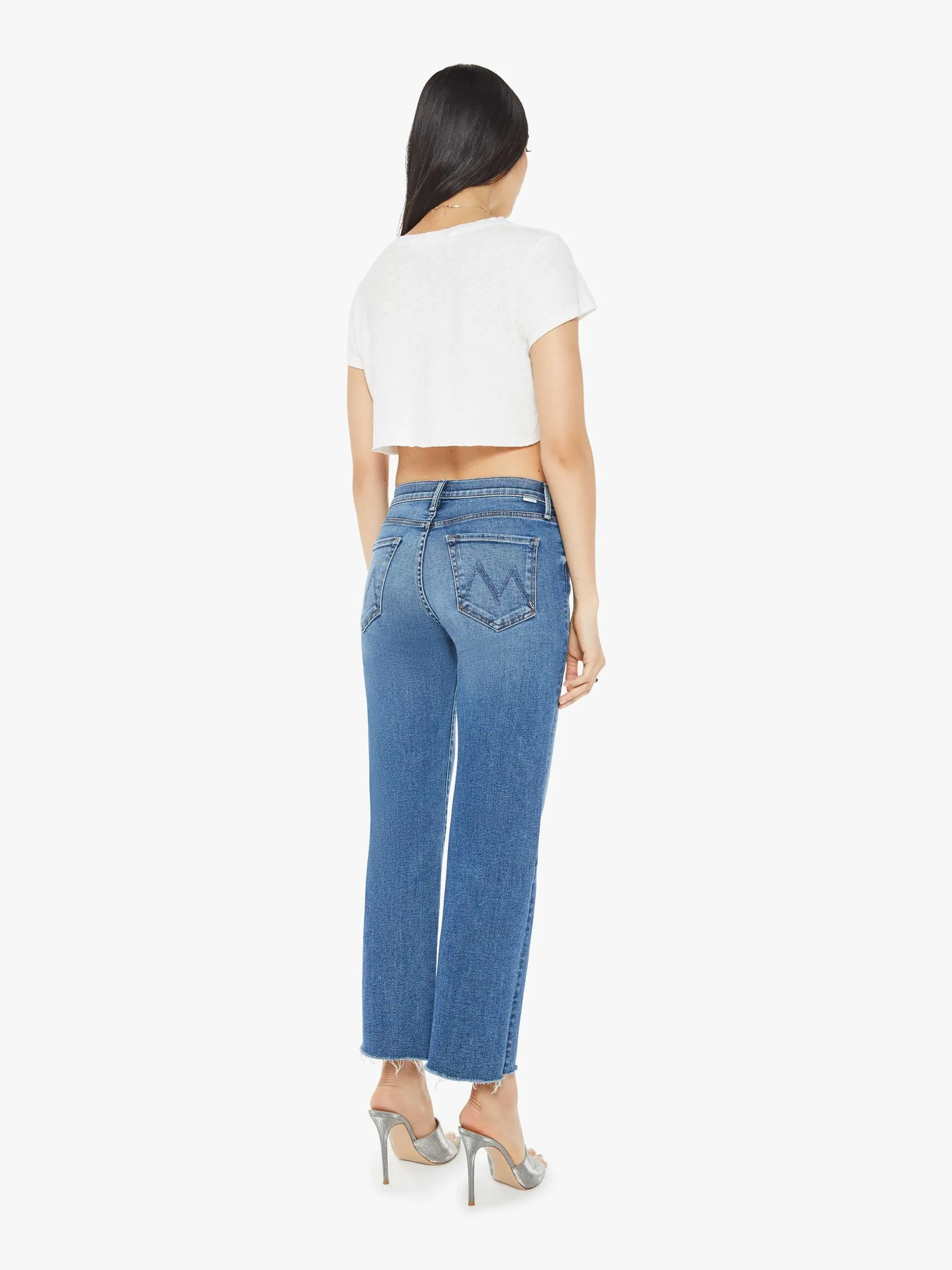 The Mid Rise Rambler Zip Ankle Fray