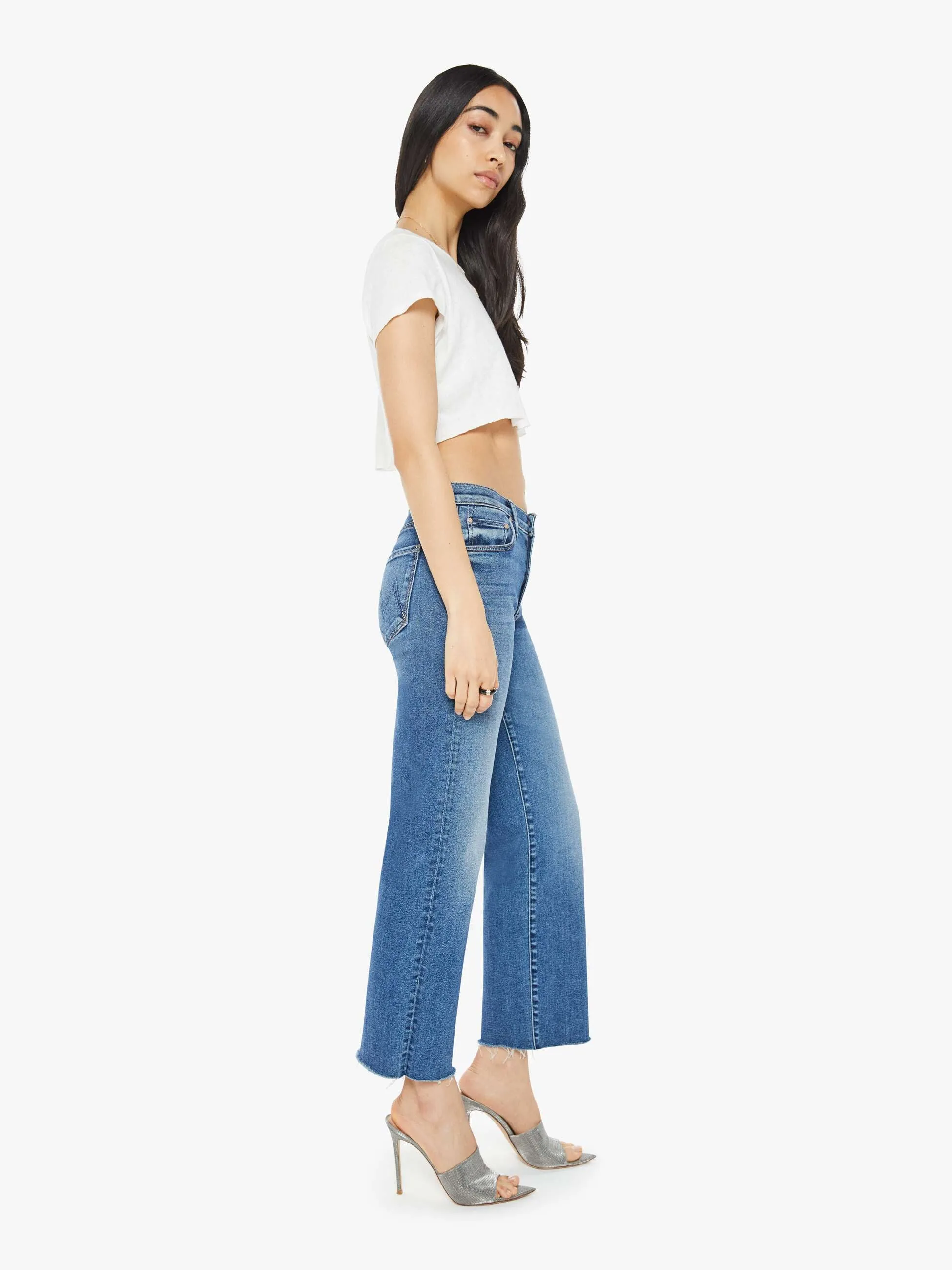 The Mid Rise Rambler Zip Ankle Fray