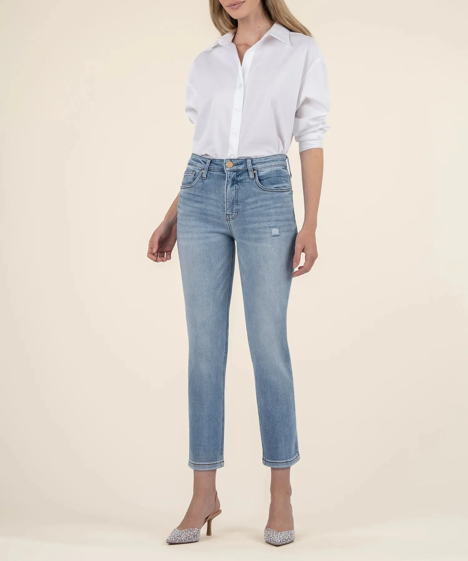 The Rachael High Rise FabAb Mom Jeans - Recognition