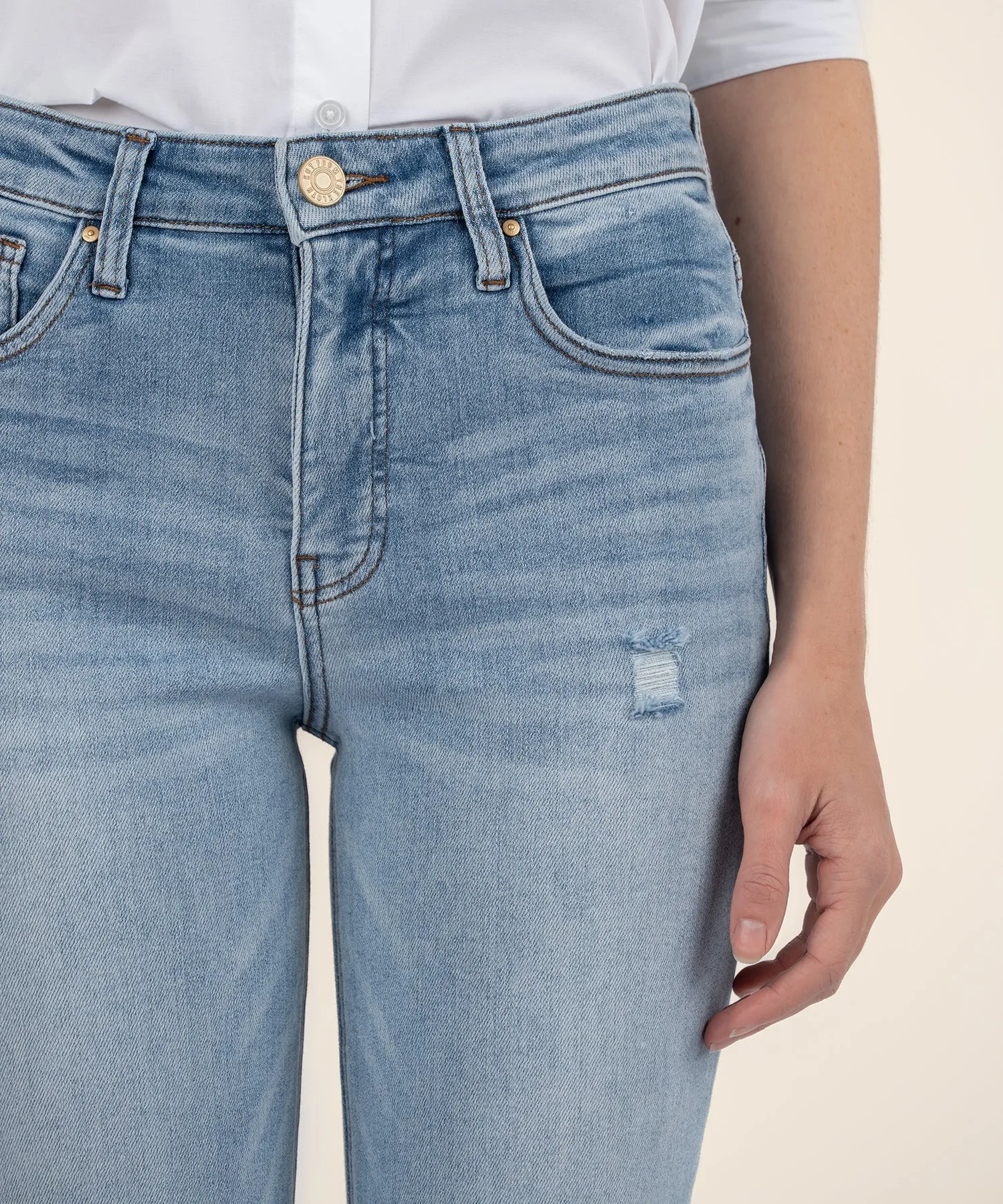 The Rachael High Rise FabAb Mom Jeans - Recognition