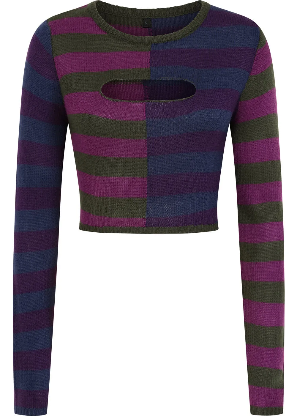 Third Identity Pin Me Down Striped Sweater Multi