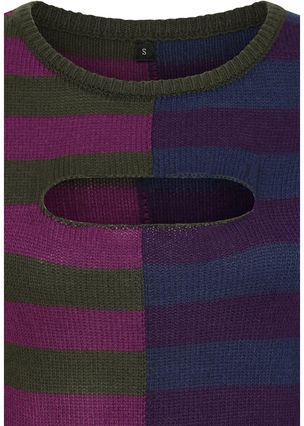 Third Identity Pin Me Down Striped Sweater Multi