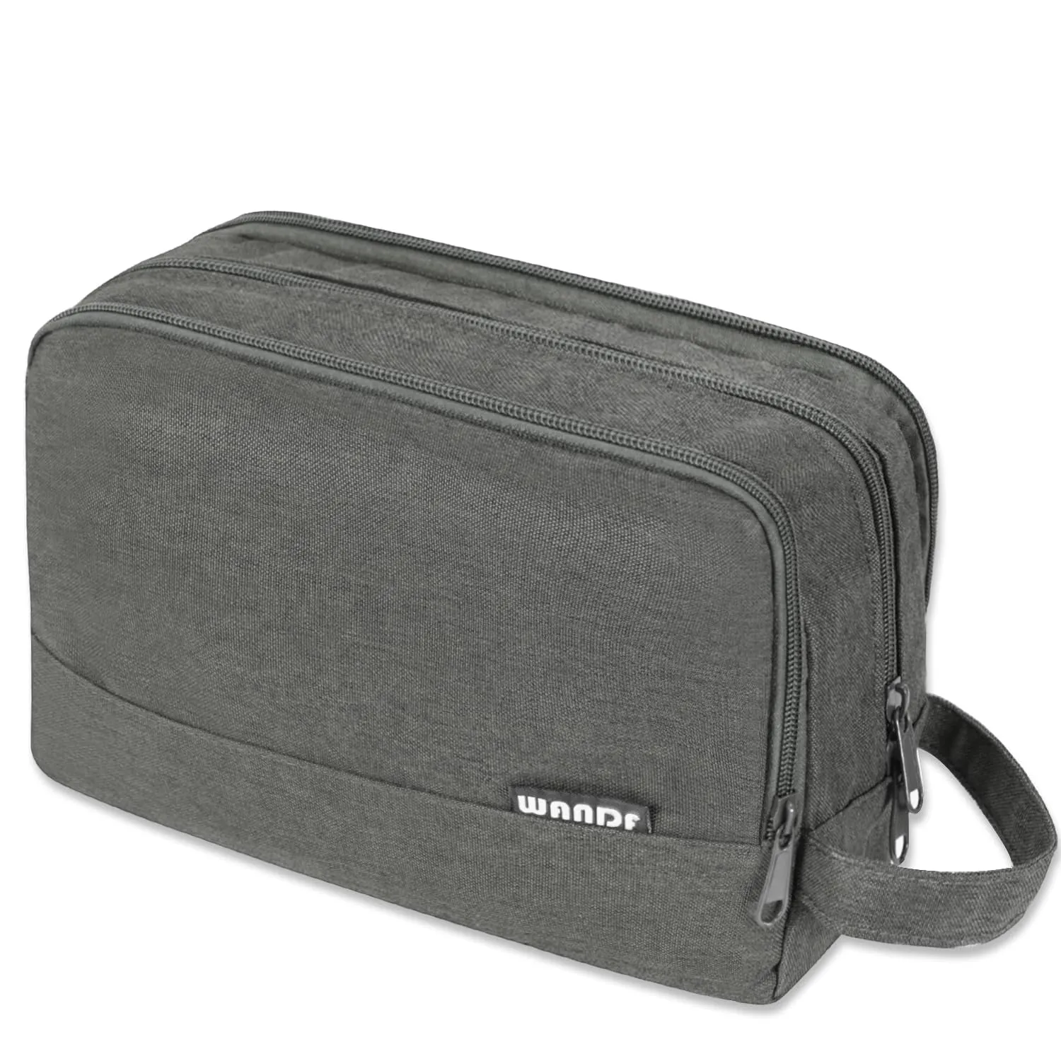 Toiletry Bag for Men Hanging Dopp Kit Water Resistant Shaving Bag Small Toiletry Bag for Traveling (Denim Grey)