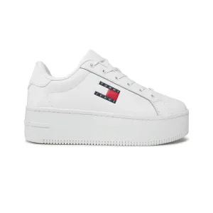 Tommy Hilfiger Essential Platform Sneakers - WHT