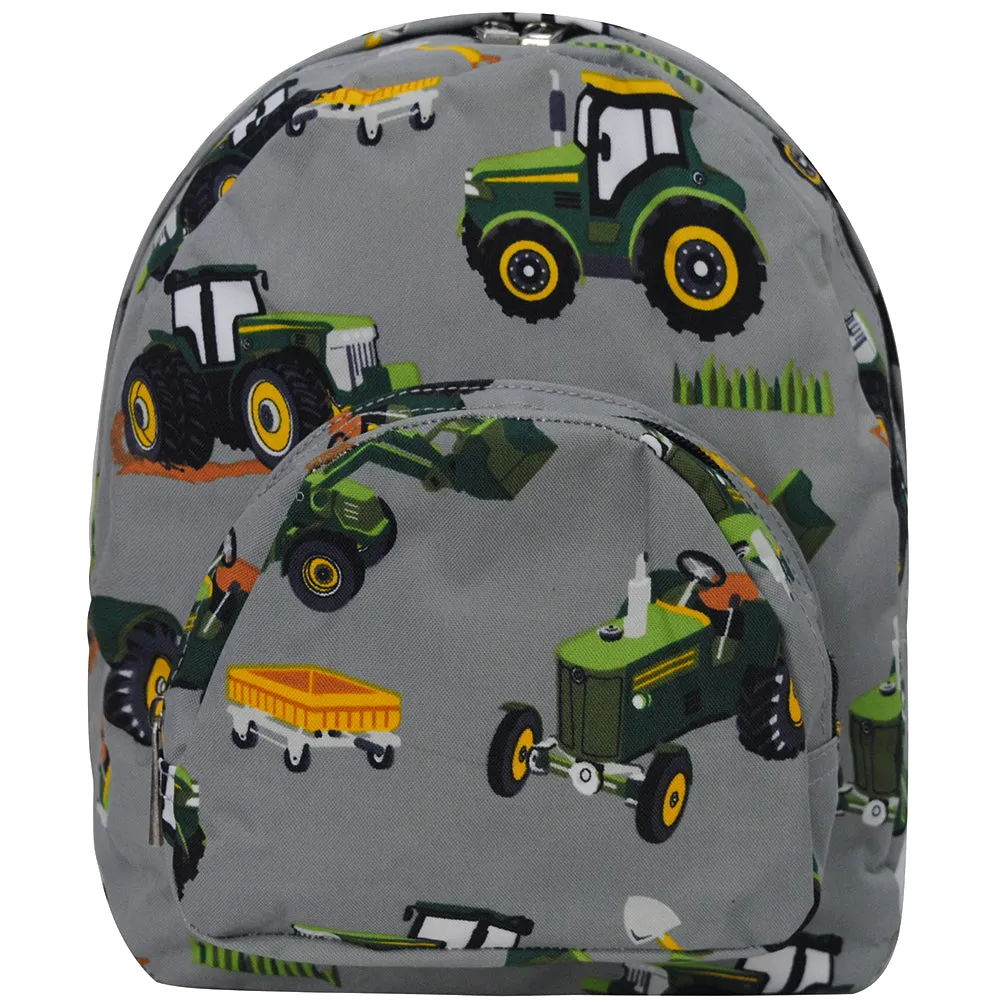 Tractor Trucks Canvas Mini Backpack