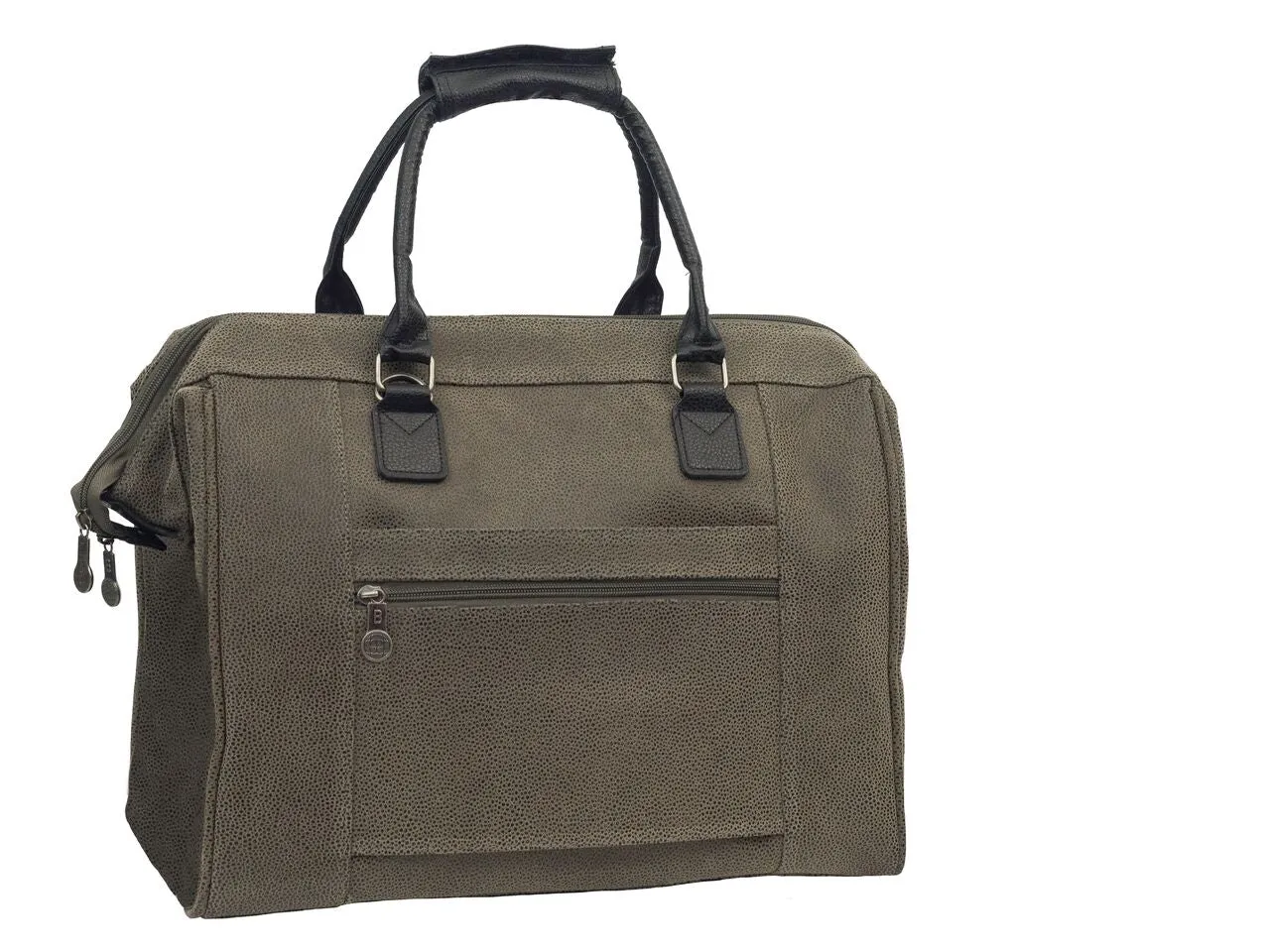 Travel City Bag - Aspen Grey Faux Suede