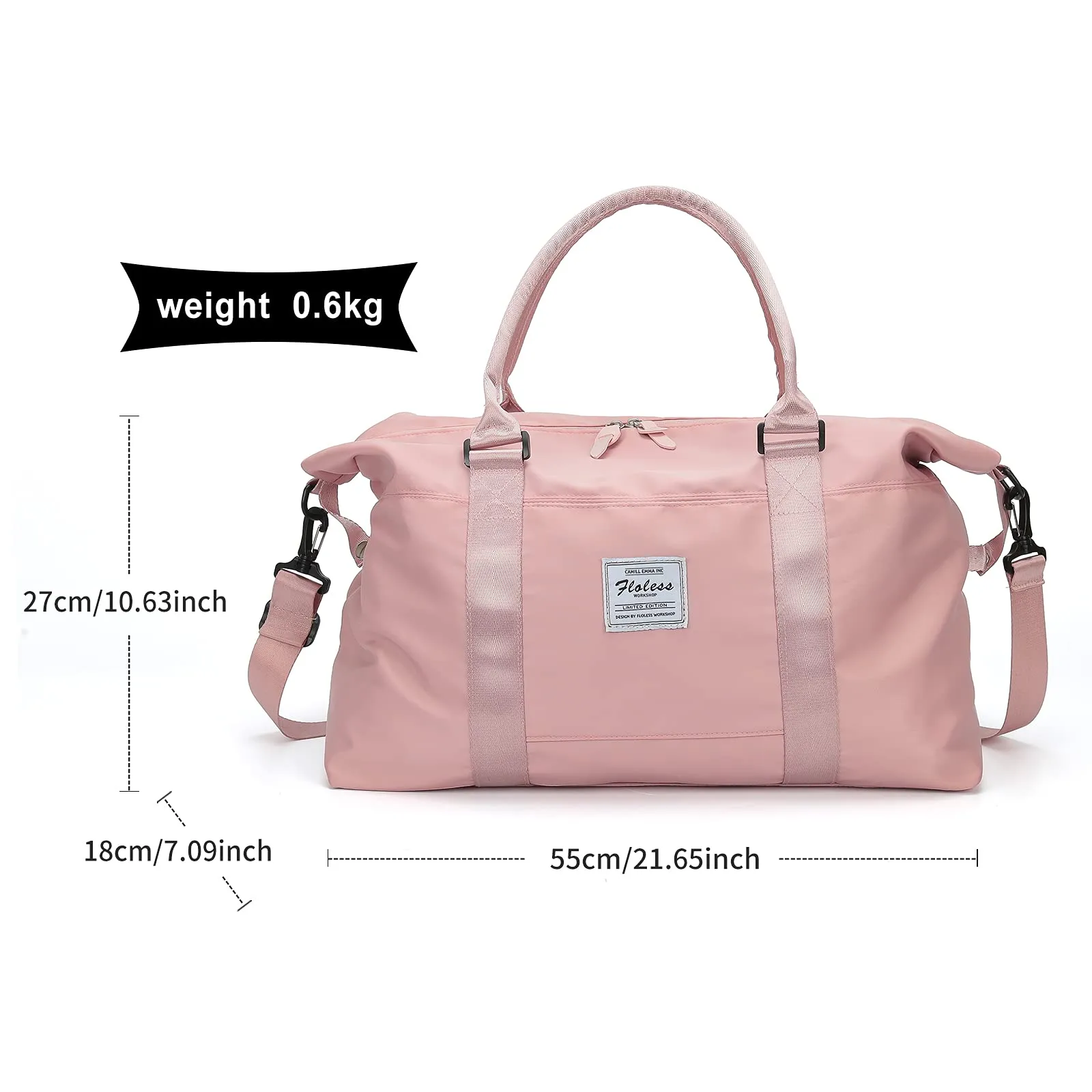 Travel Duffel Bag,Sports Tote Gym Bag,Shoulder Weekender Overnight Bag for Women U1