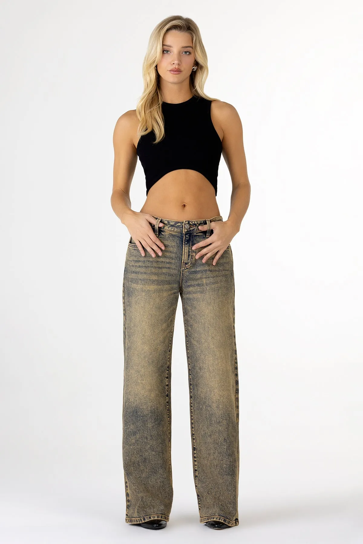 Tropez Baggy Wide Leg Jeans