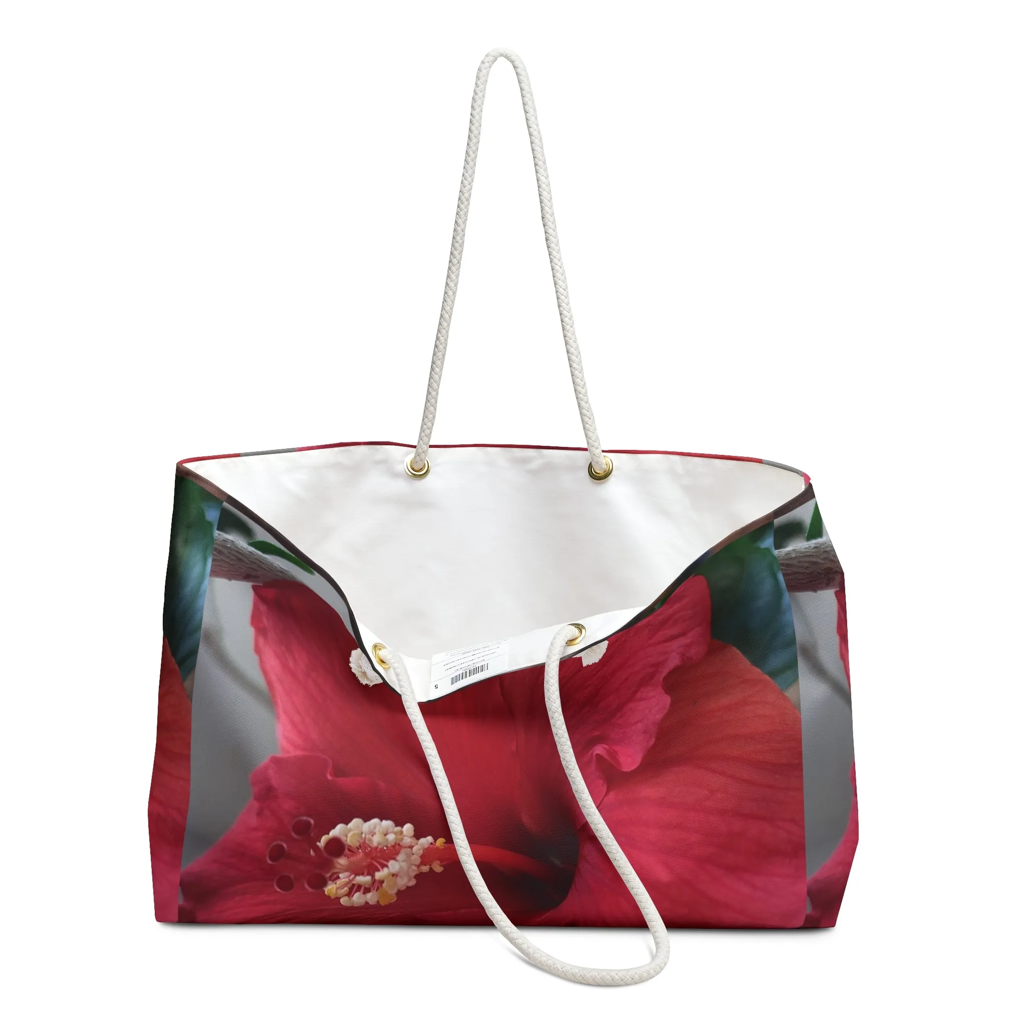 Tropical Hibiscus Weekender Tote