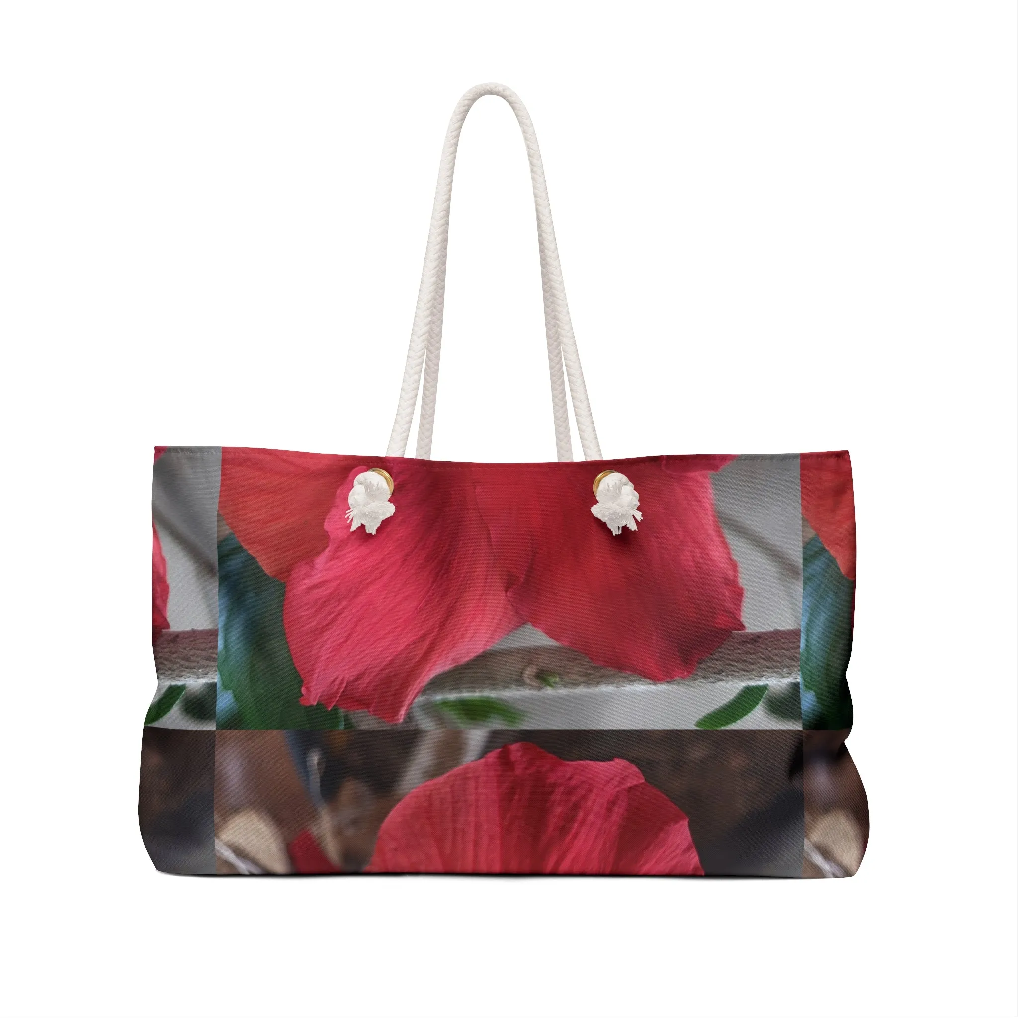 Tropical Hibiscus Weekender Tote