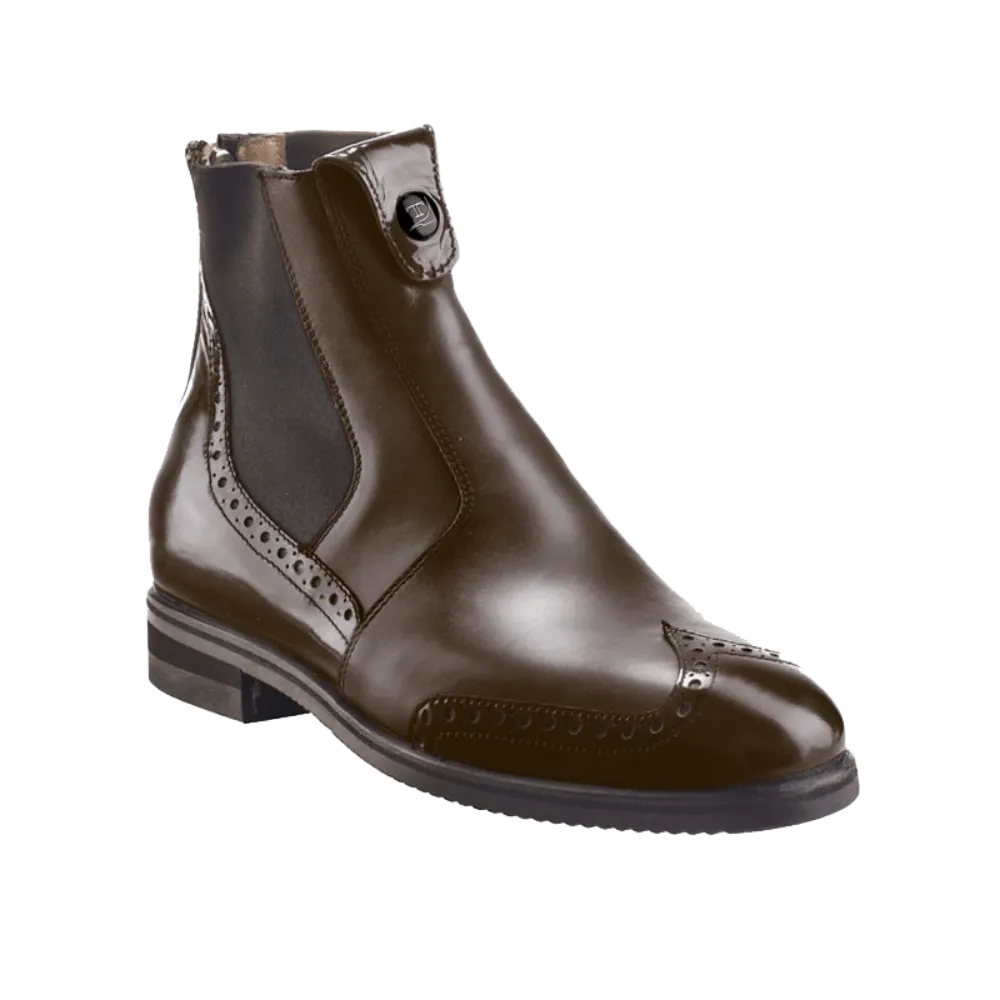 Tucci Short Boots Marilyn with Punched Patent Detail (Instant Dispatch)