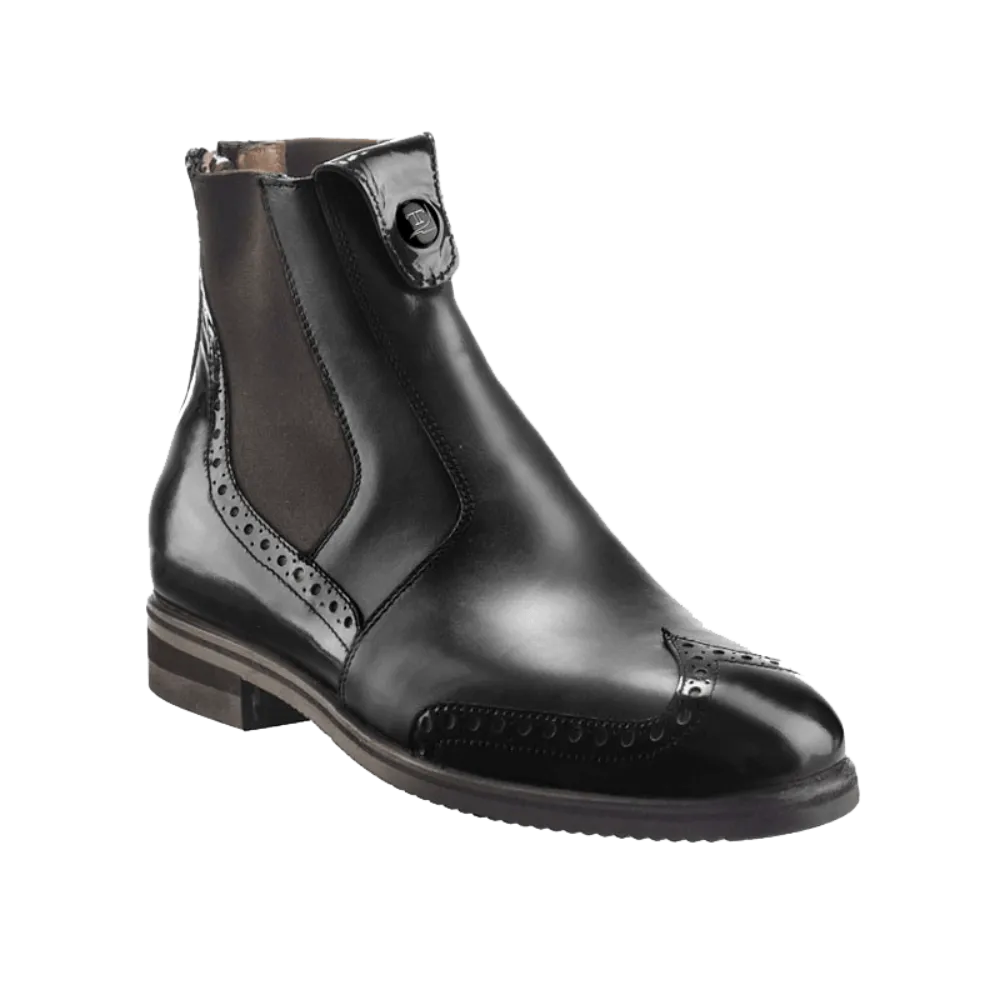 Tucci Short Boots Marilyn with Punched Patent Detail (Instant Dispatch)