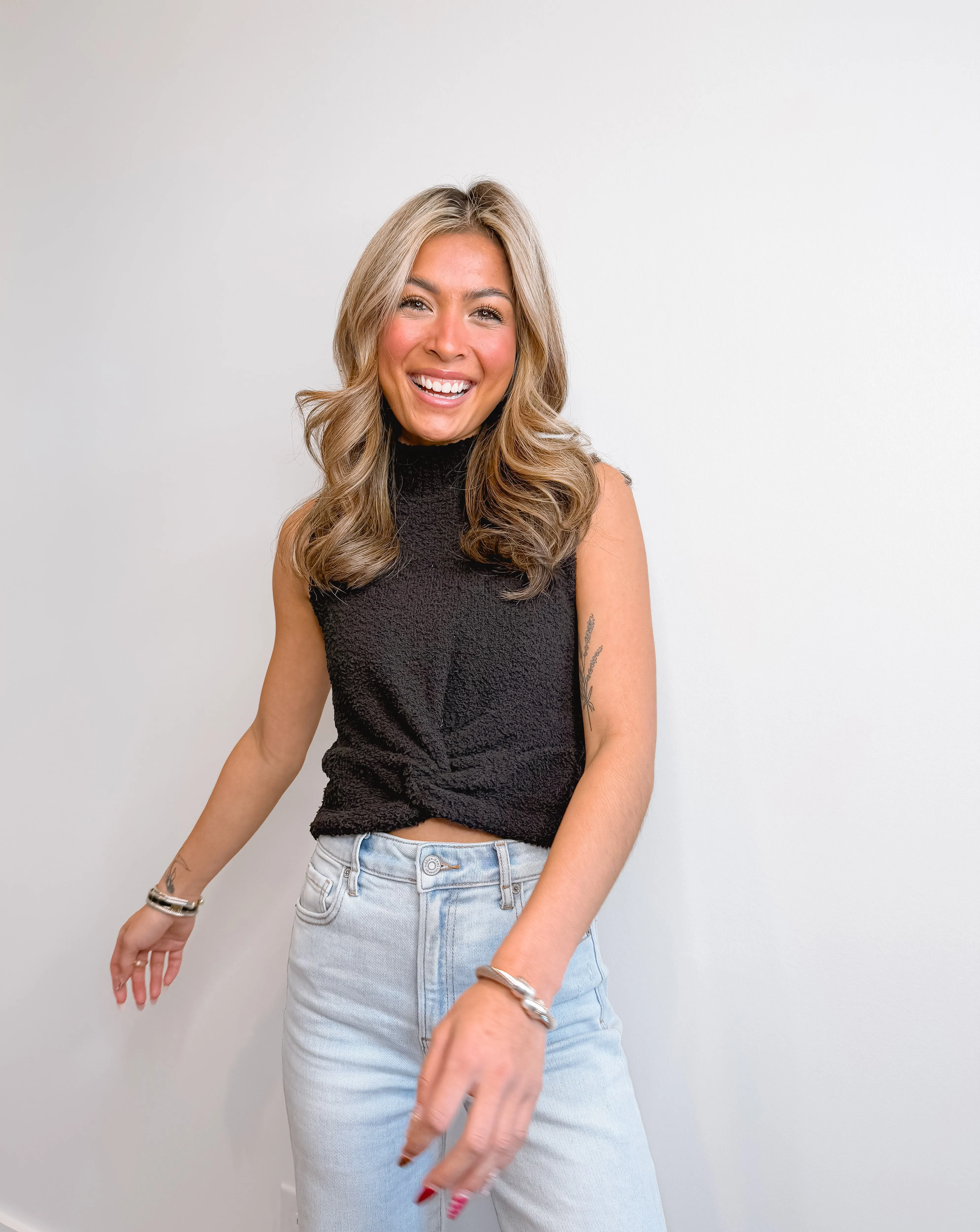 Twist and Shout Top (BLACK)