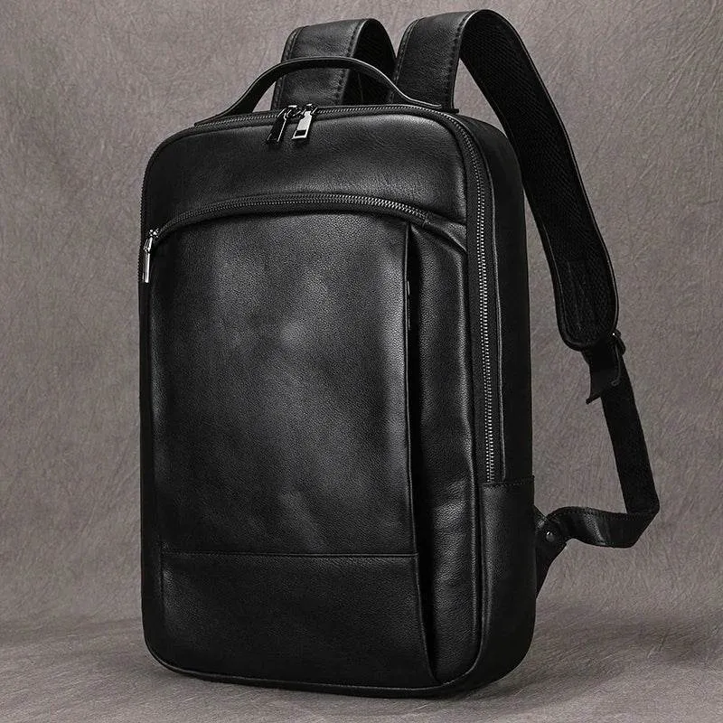 Unique Designer Leather Beetle Style Backpack for Men and Women