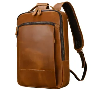 Unique Designer Leather Beetle Style Backpack for Men and Women