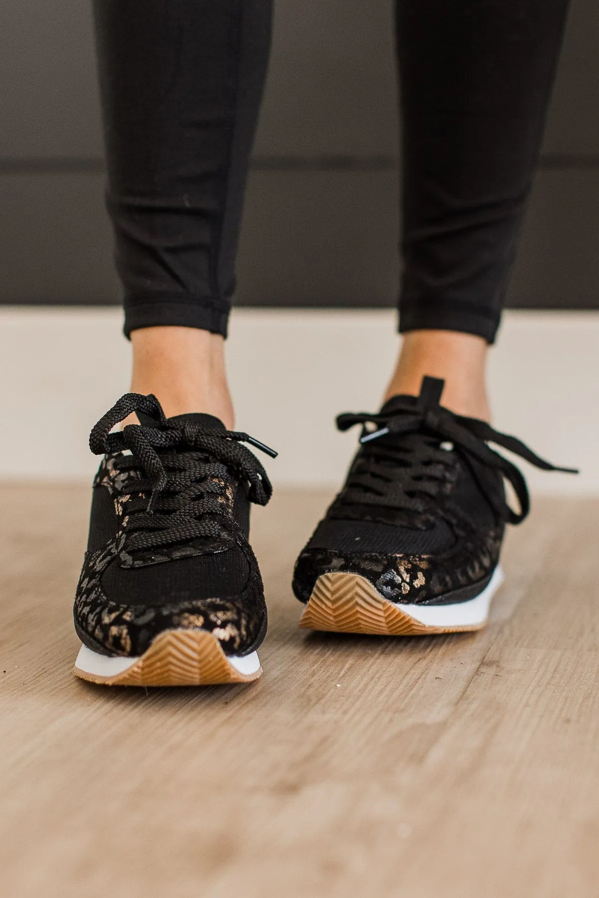 Very G Runner 2 Sneakers- Black Leopard