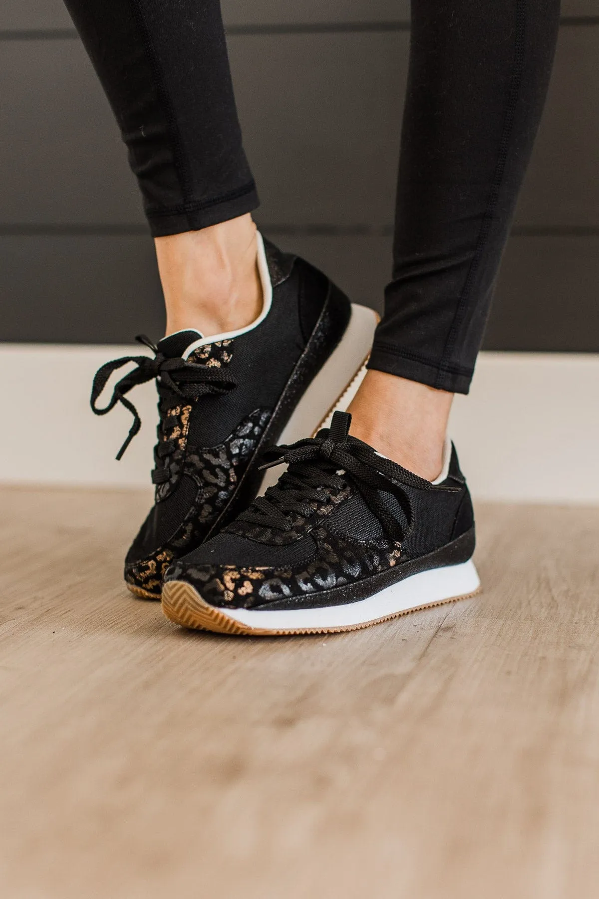 Very G Runner 2 Sneakers- Black Leopard