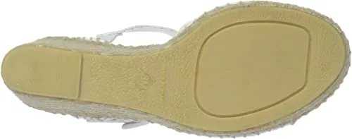 Via Spiga Women's Nolan Espadrille Wedge, Porcelain Leather, 9 M US