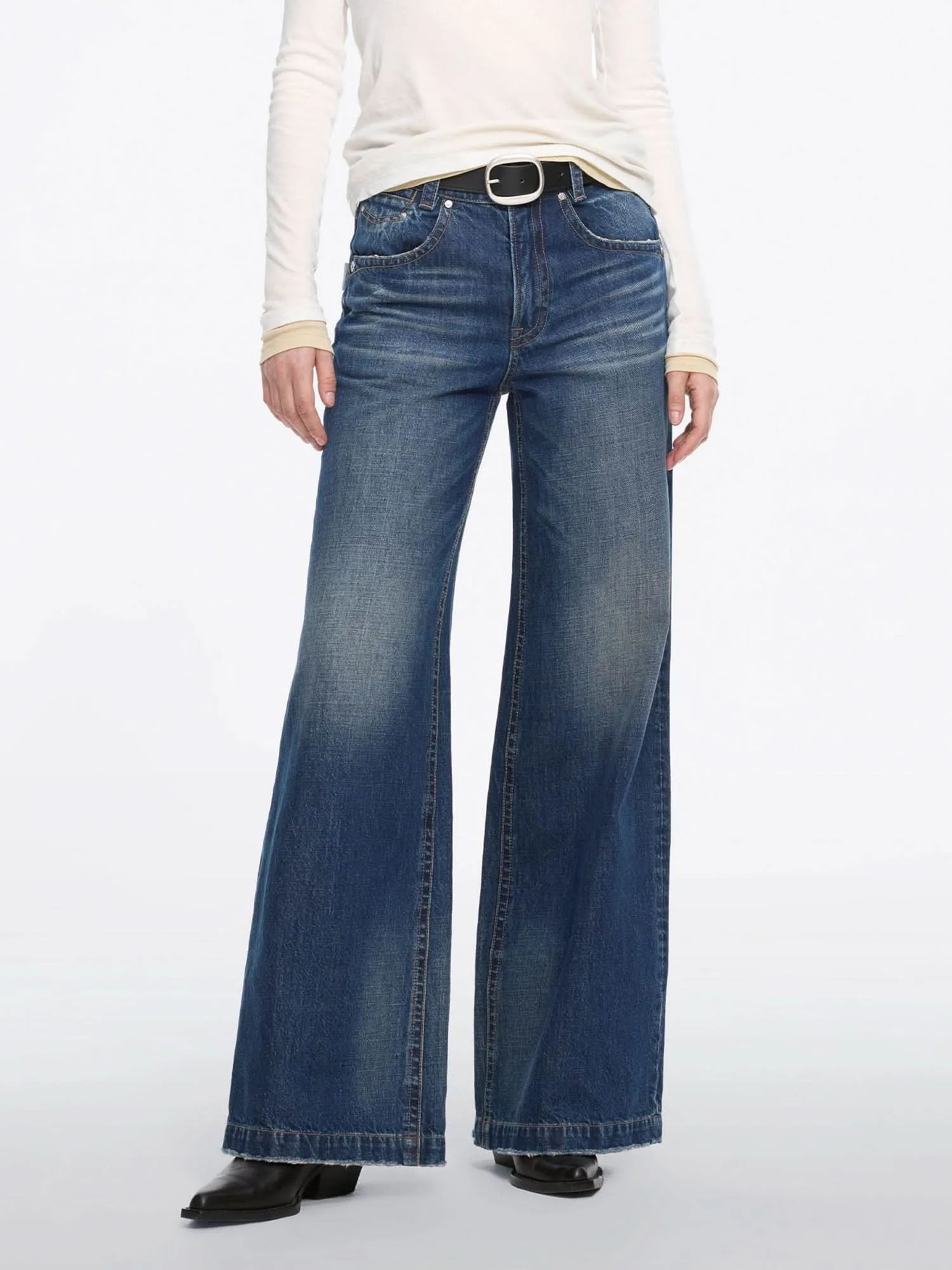 Vintage Flared Jeans-FLM