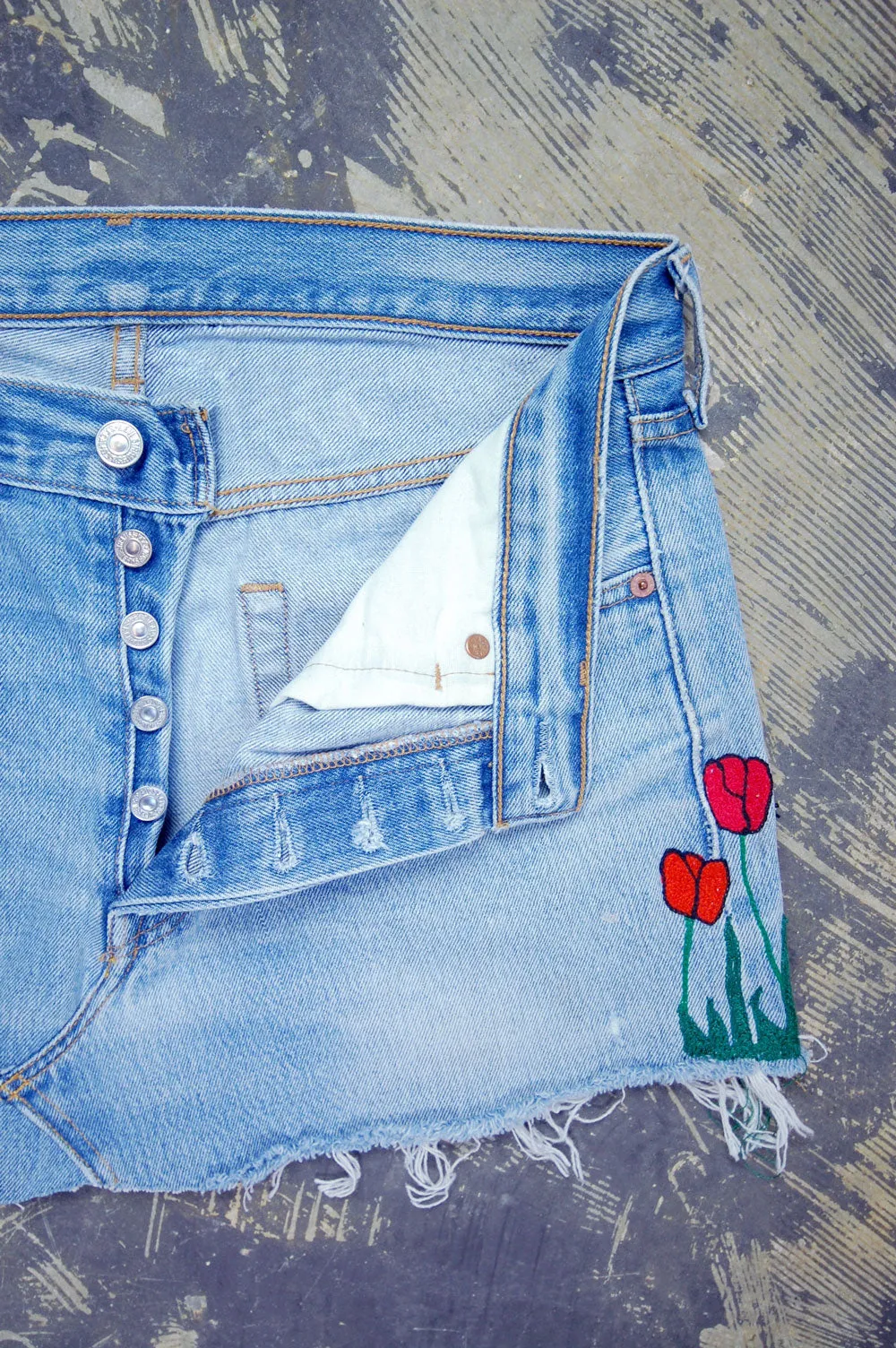 Vintage Levi's 501xx Denim Skirt (JYJ-070)