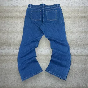 Vintage LL Bean Jeans Medium Wash Favorite Fit  Flared Leg Denim Womens 18 Y2K