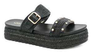 Walk of Shame Black Raffia