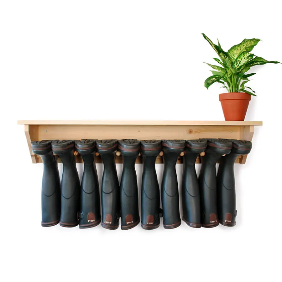 Wall Hanging Welly Rack (5 pair)