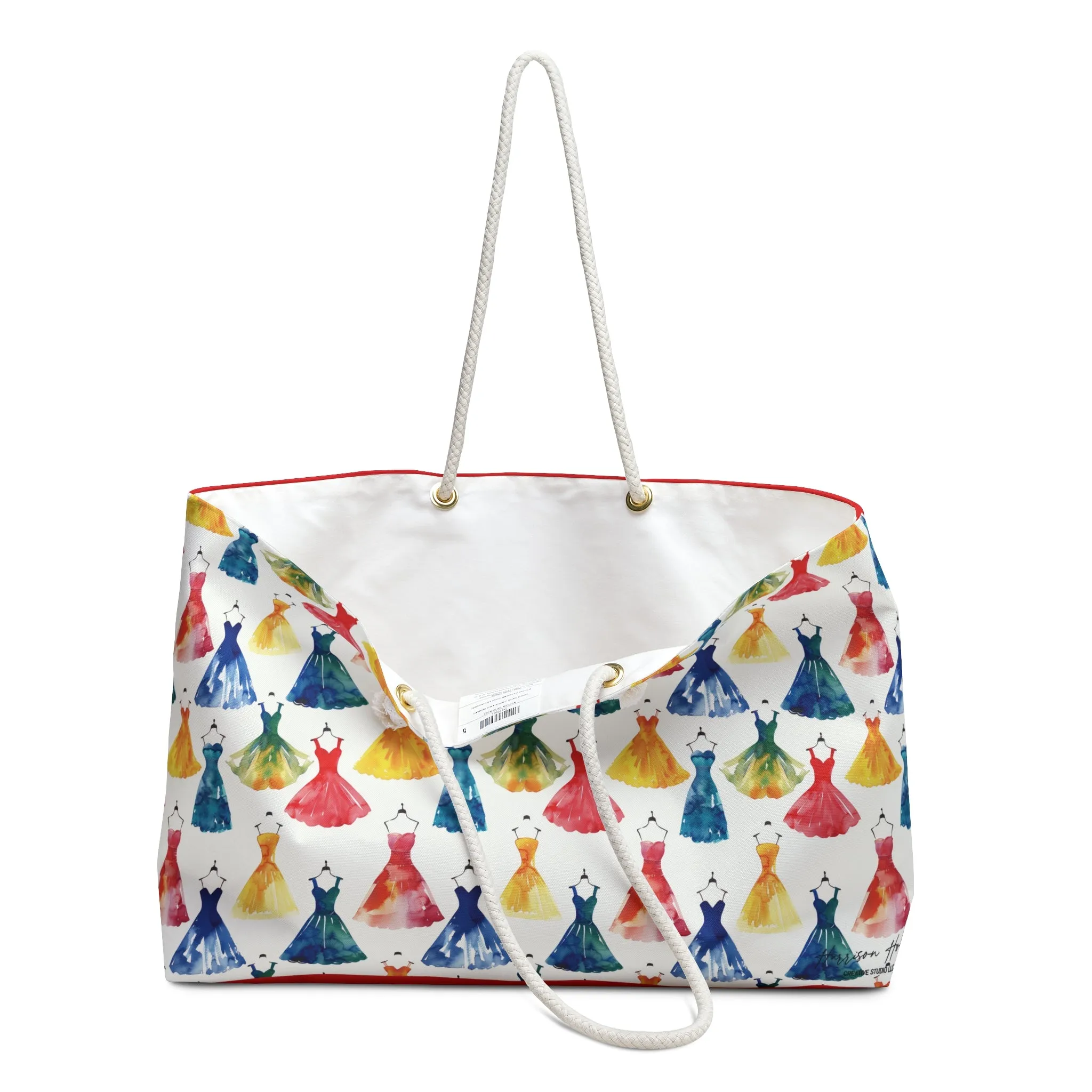 Watercolor Dress Couture II Weekender