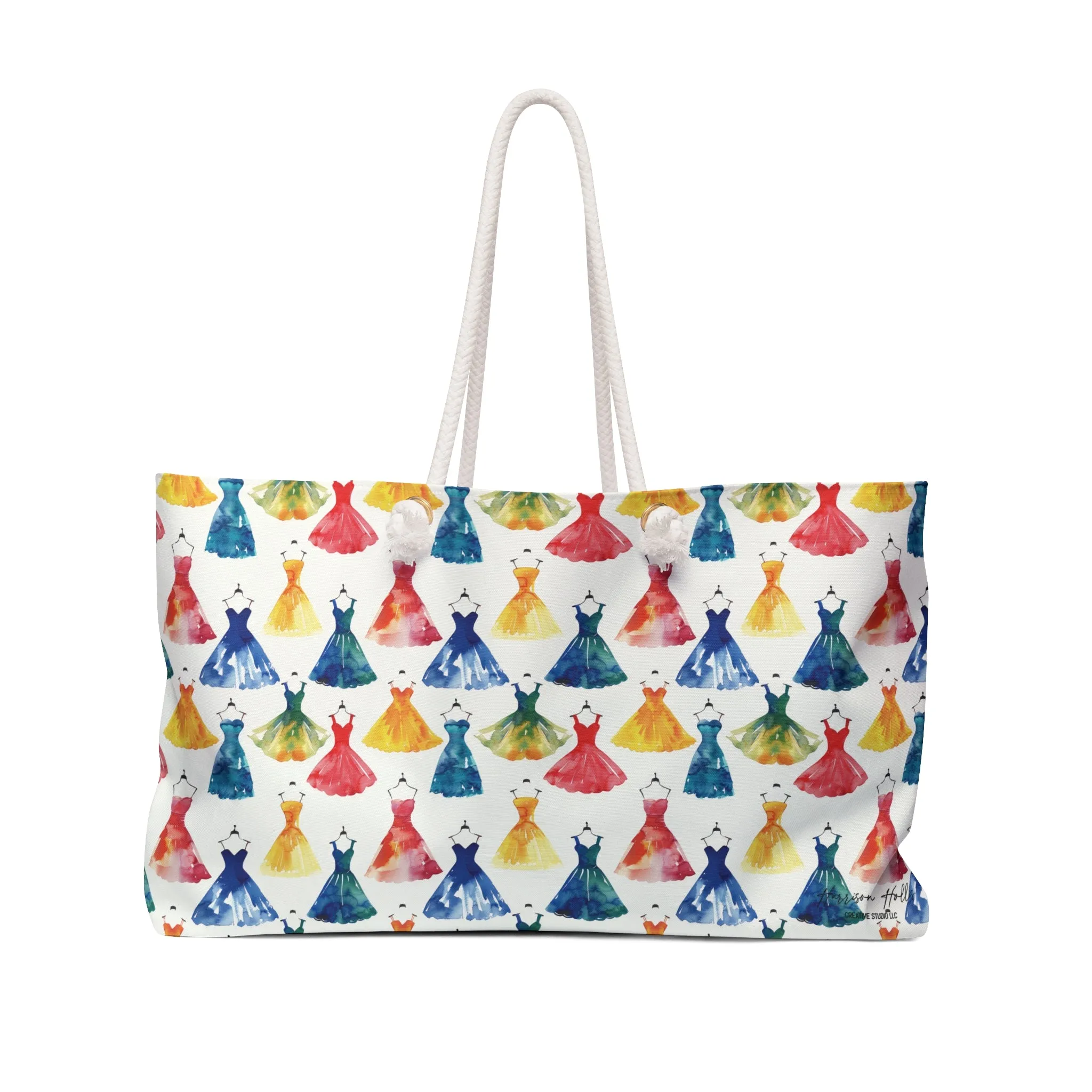 Watercolor Dress Couture II Weekender
