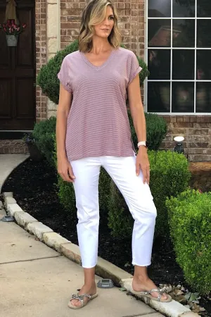 White Cropped Jeans