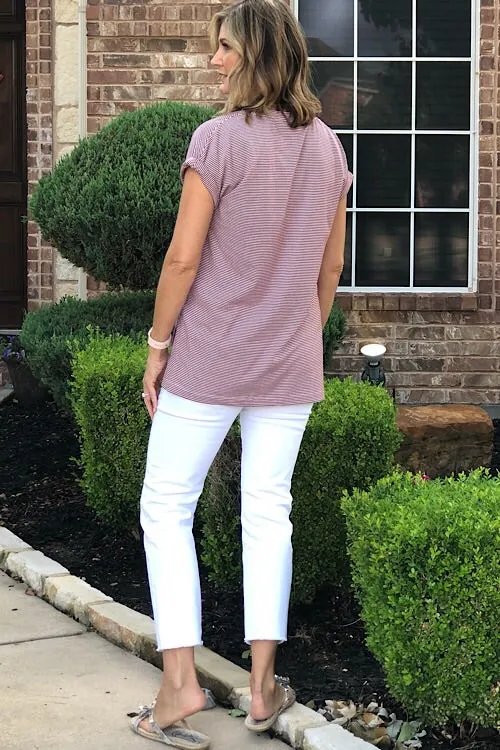 White Cropped Jeans