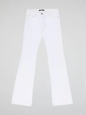 White Flared Jeans