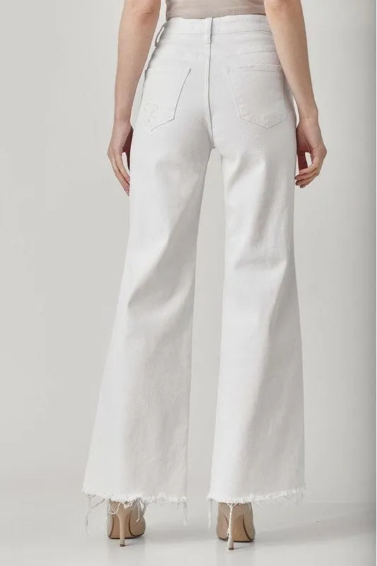 White Wide Leg Jean
