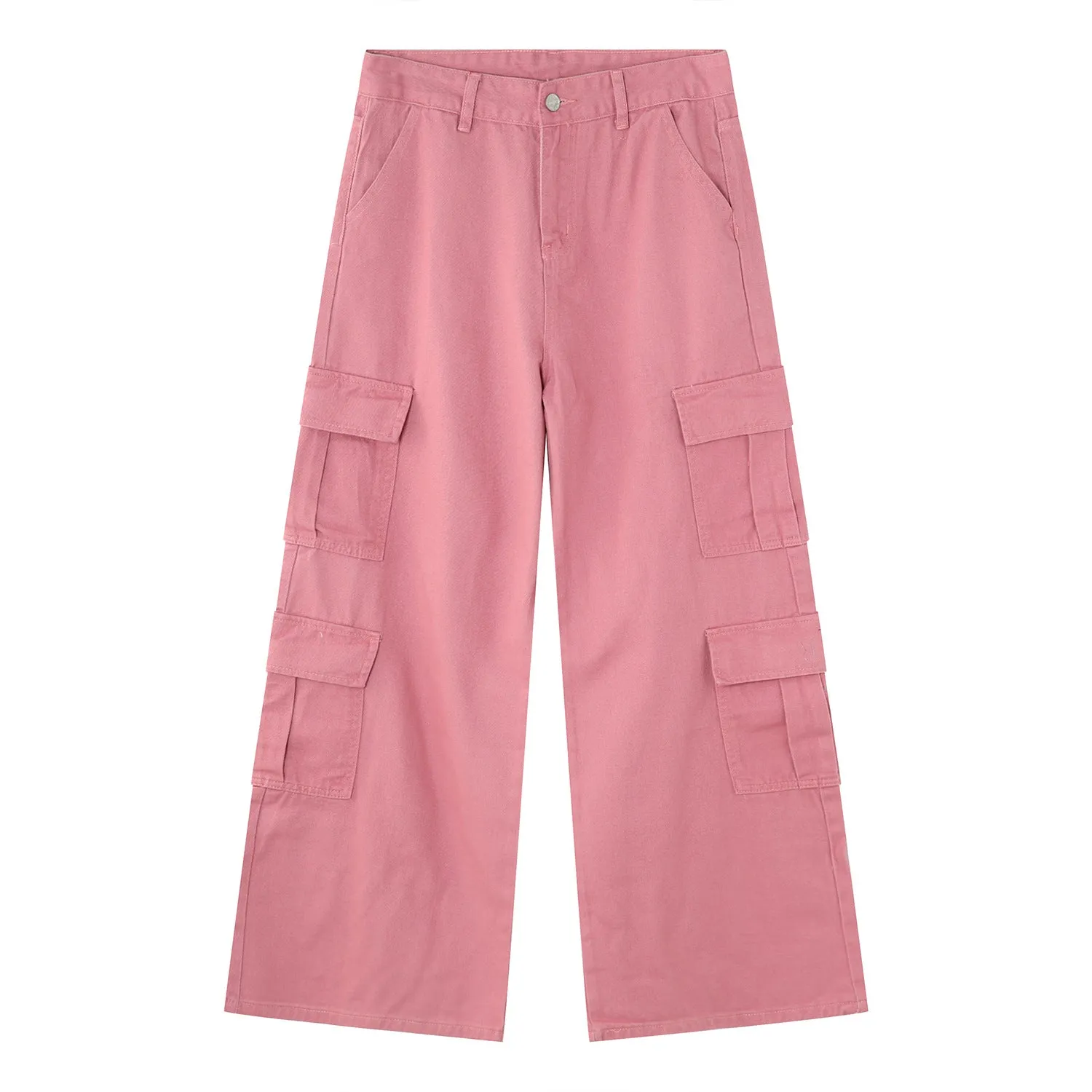 Wide Leg Cargo Jeans