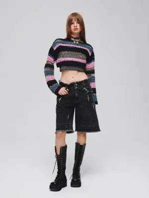 Wide leg casual jeans【s0000008382】