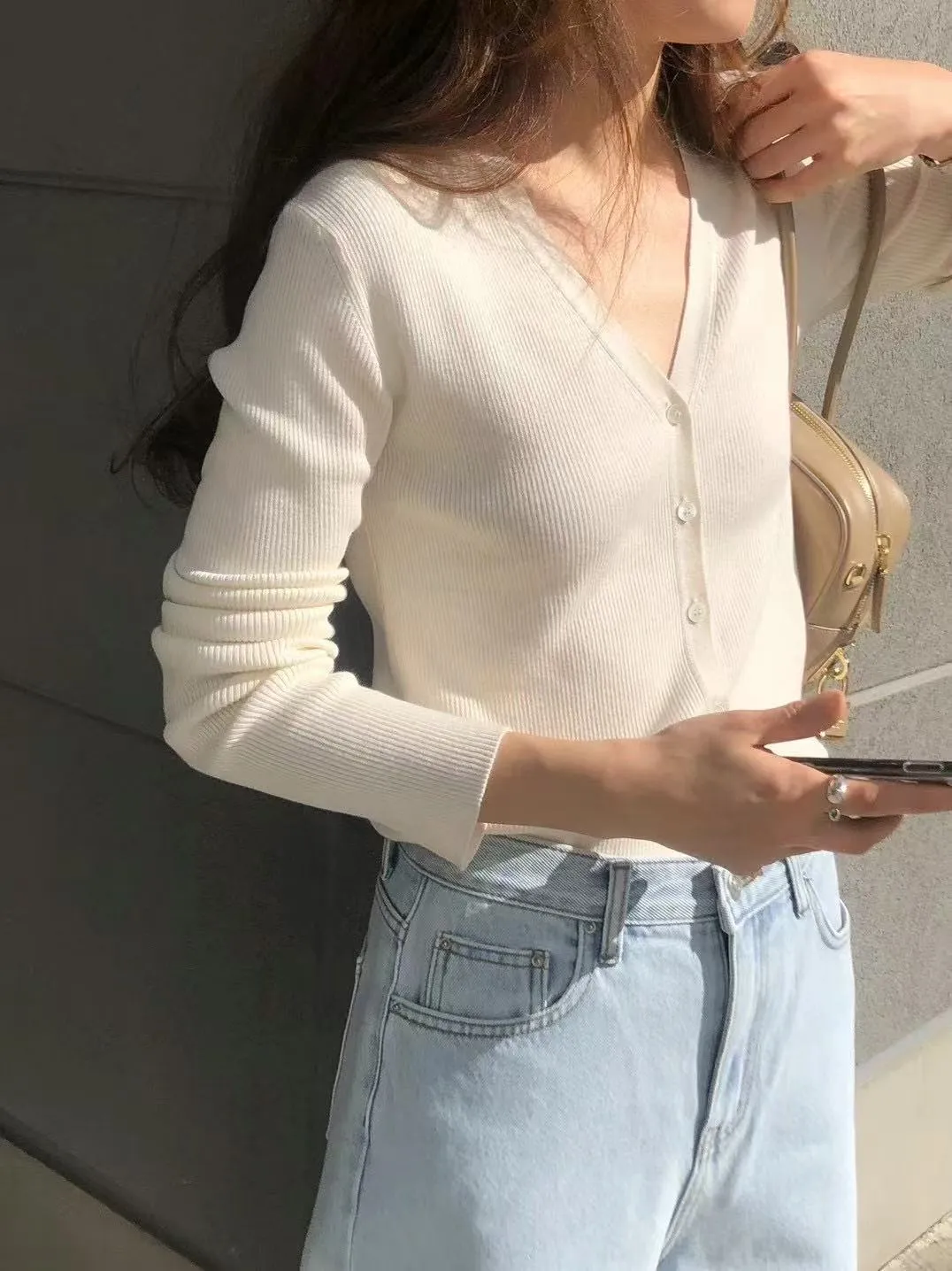 Wide leg jeans