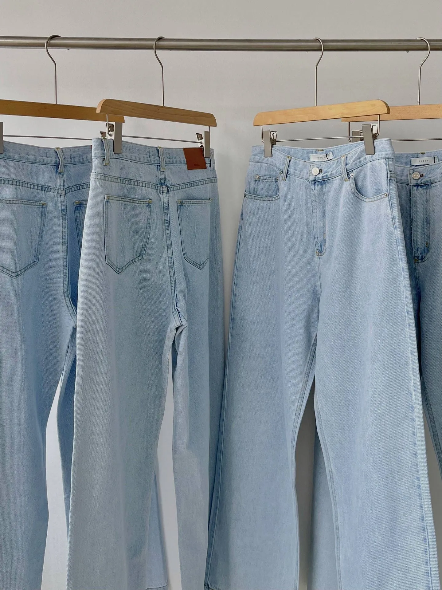 Wide leg jeans