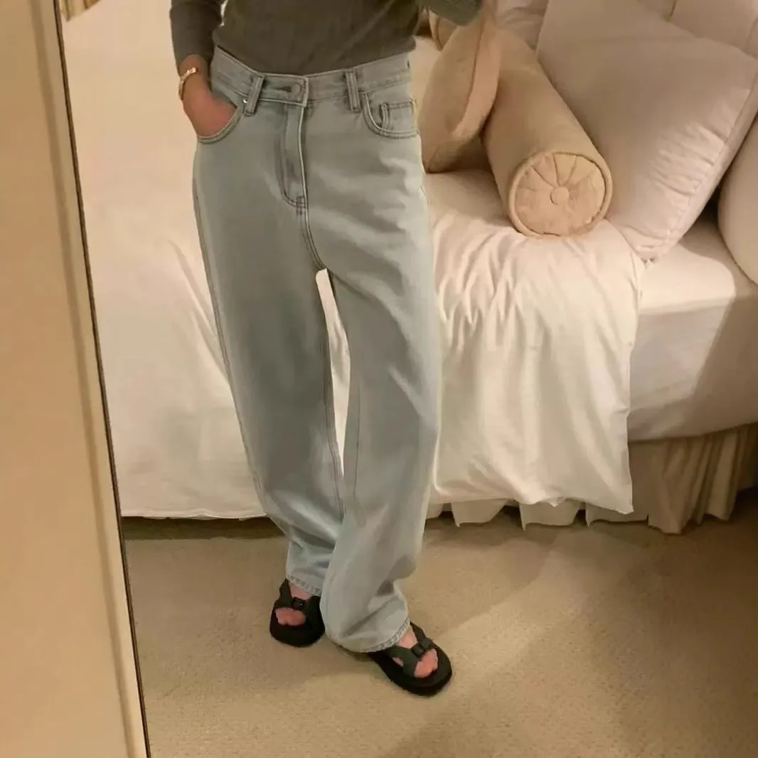 Wide leg jeans