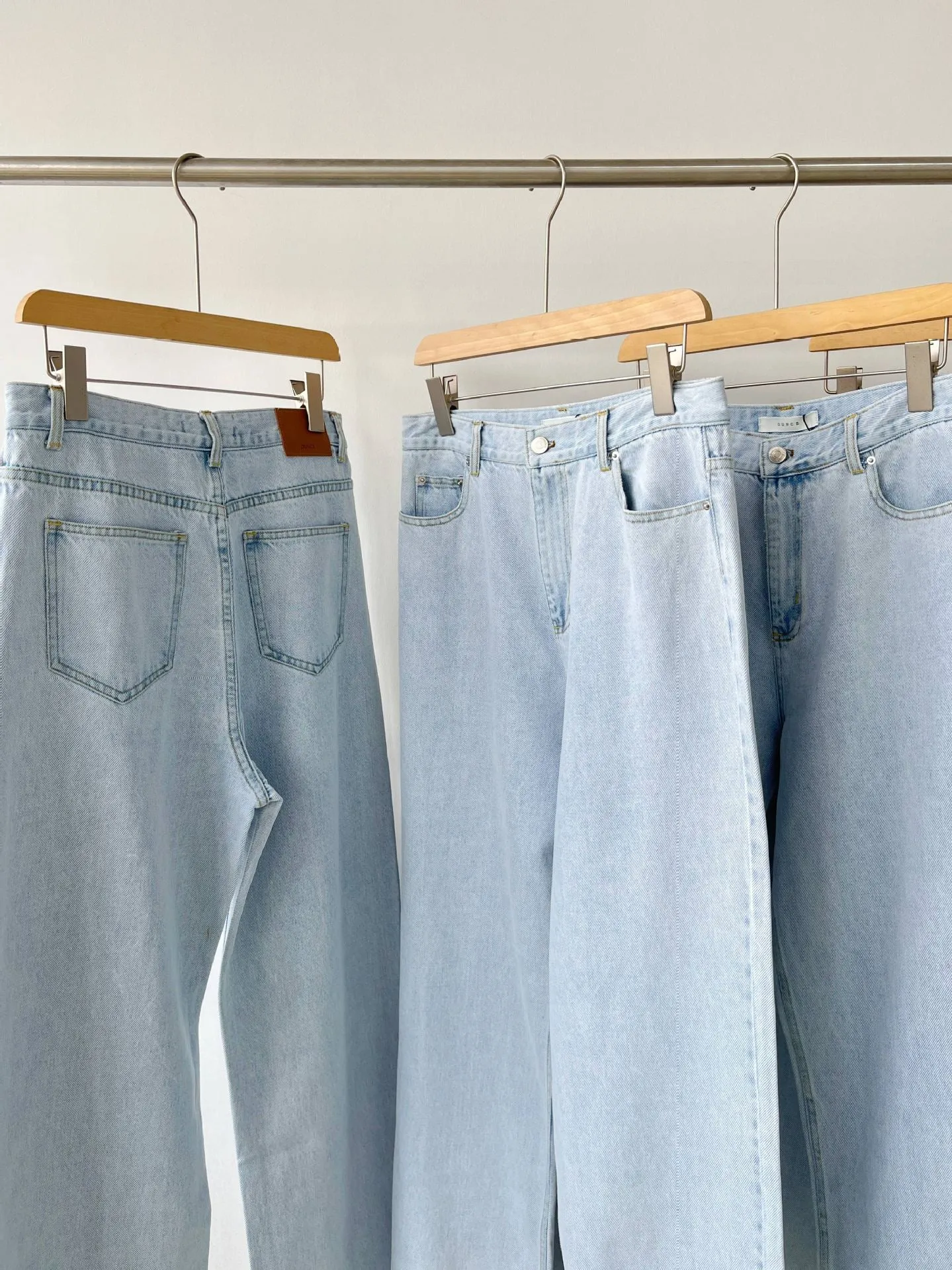 Wide leg jeans