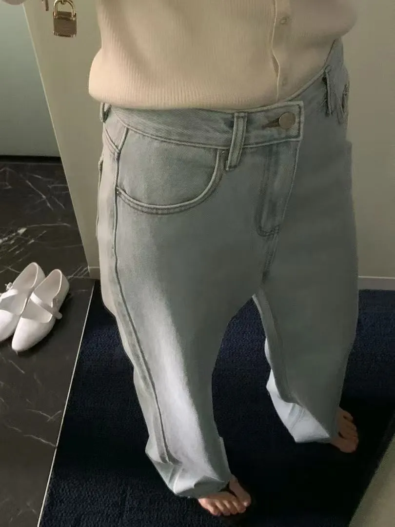 Wide leg jeans
