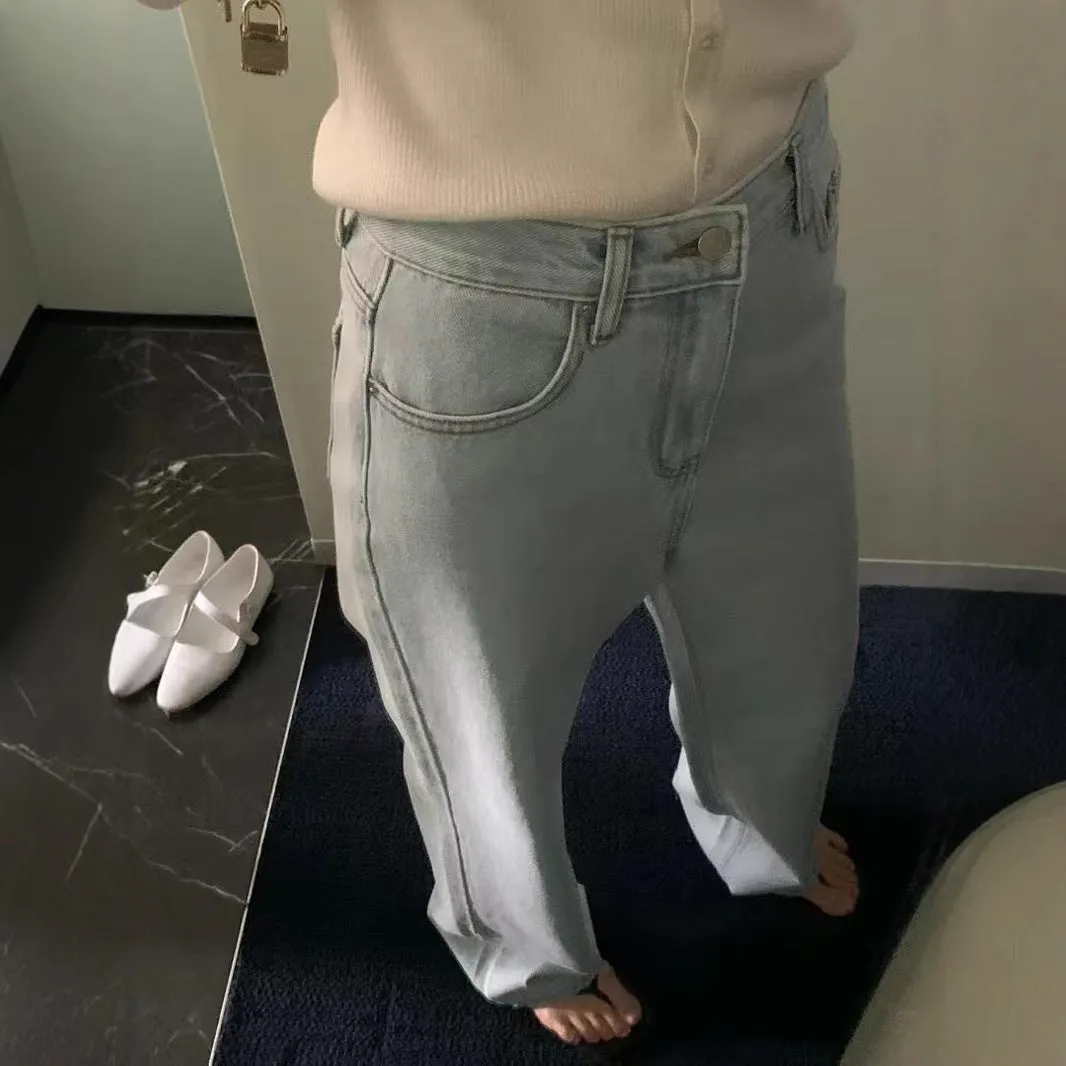 Wide leg jeans