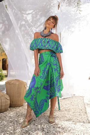 Windy Skirt - Bird of paradise